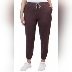 KIRKLAND Signature Womens Lightweight Jogger, Red Burgundy, Sz:S
